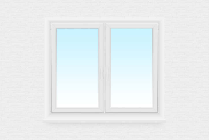 Двухстворчатое окно